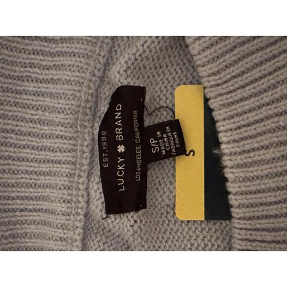 Lucky Brand NWT Striped Knit Sweater Women’s Size S - Picture 4 of 4